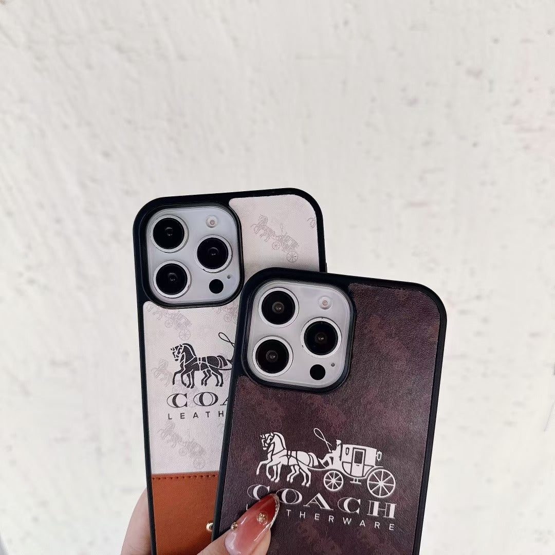 CH Color Block Print iPhone Case