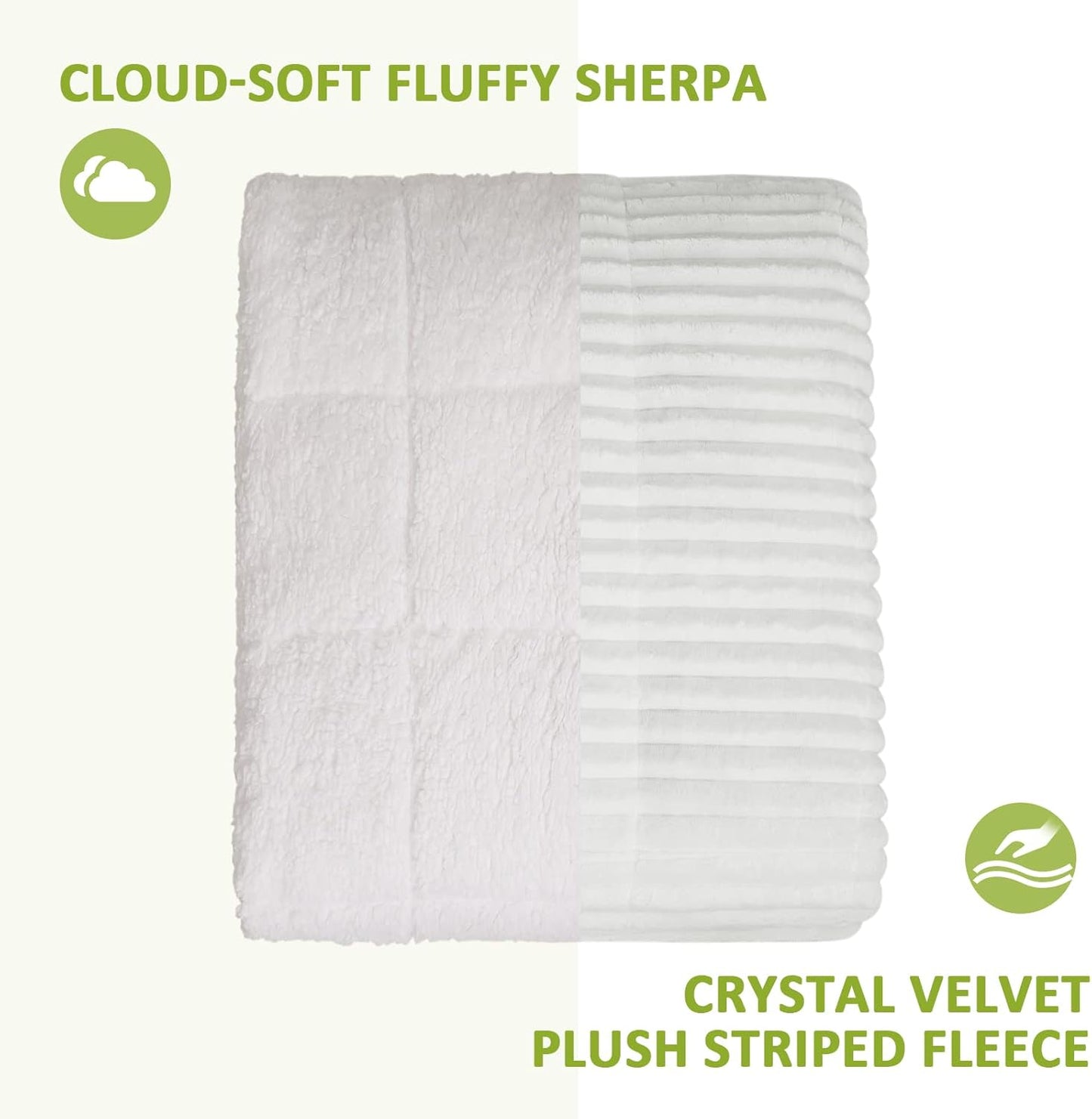 Striped Ribbed Weighted Blanket