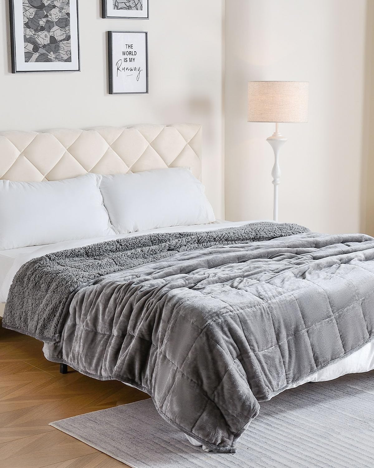 Sherpa Fleece Weighted Blanket