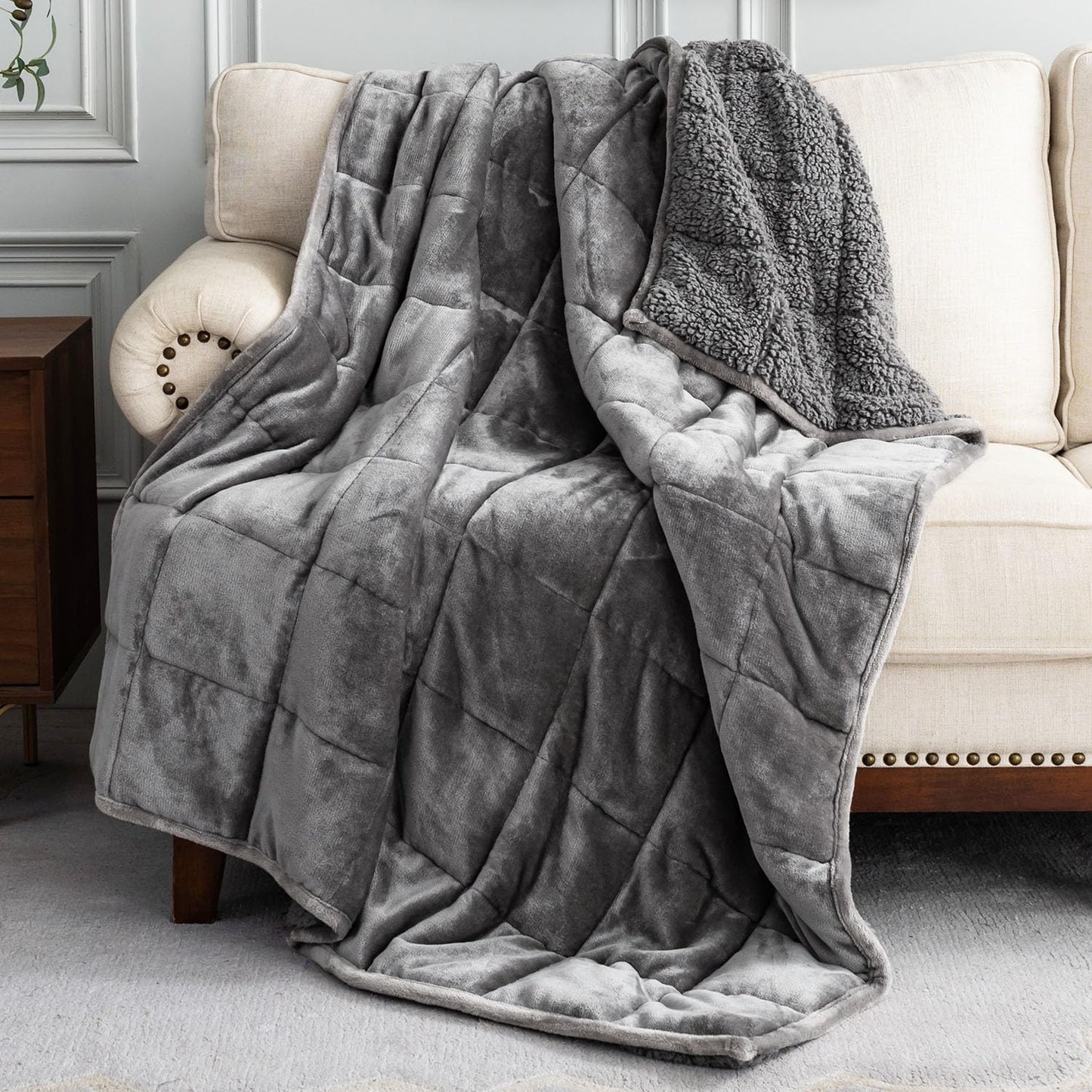 Sherpa Fleece Weighted Blanket