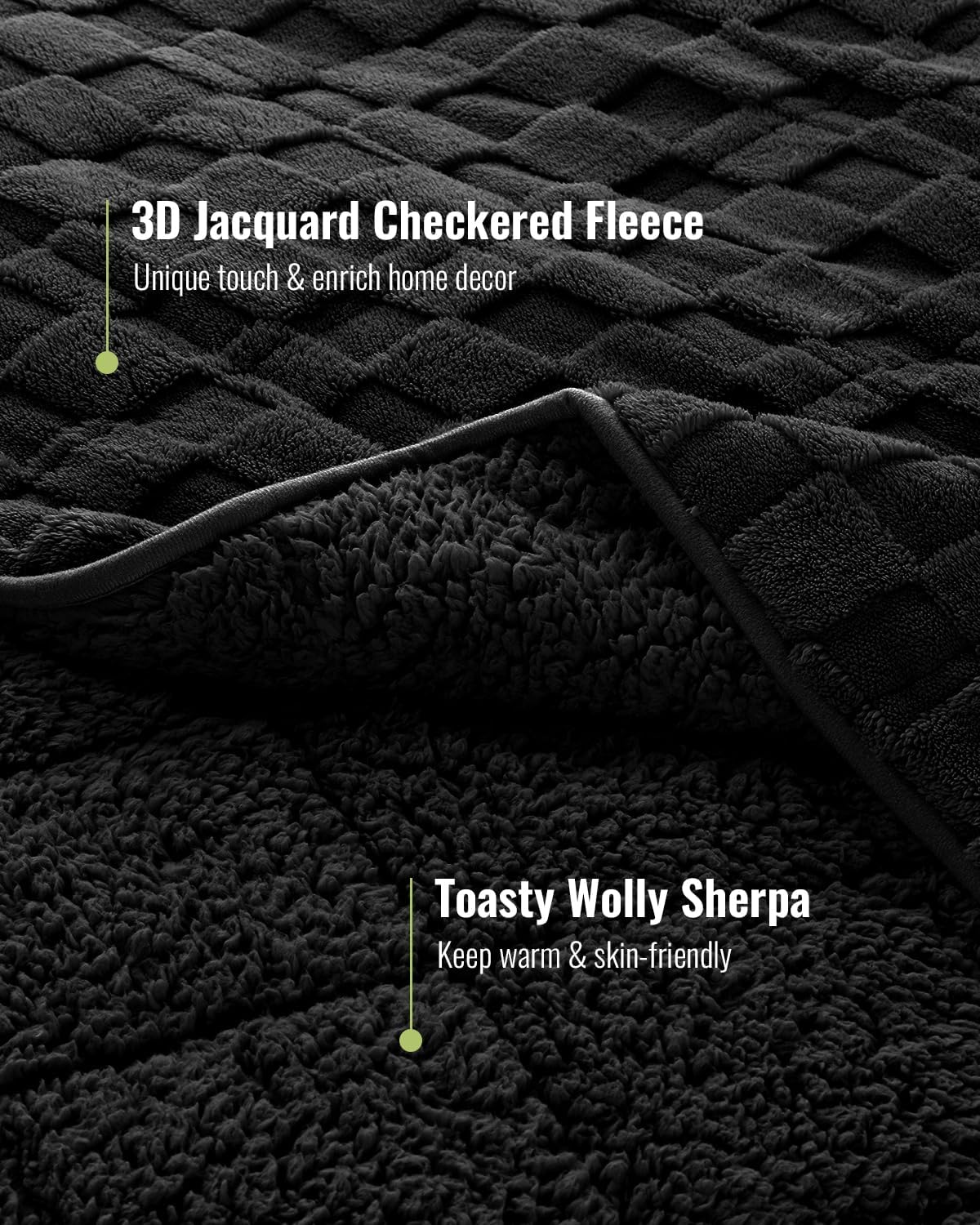 15lb Faux Fur Dual-Sided Weighted Blanket