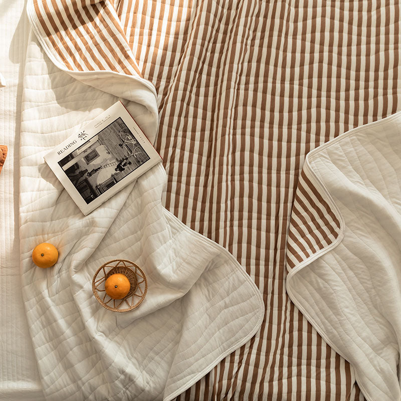 Cotton Striped Quilt