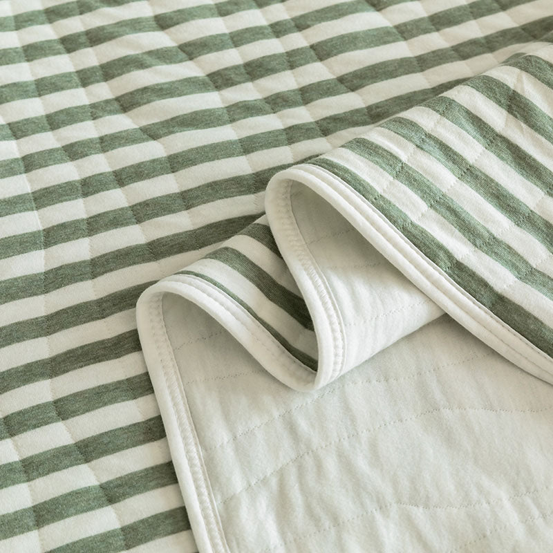 Cotton Striped Quilt
