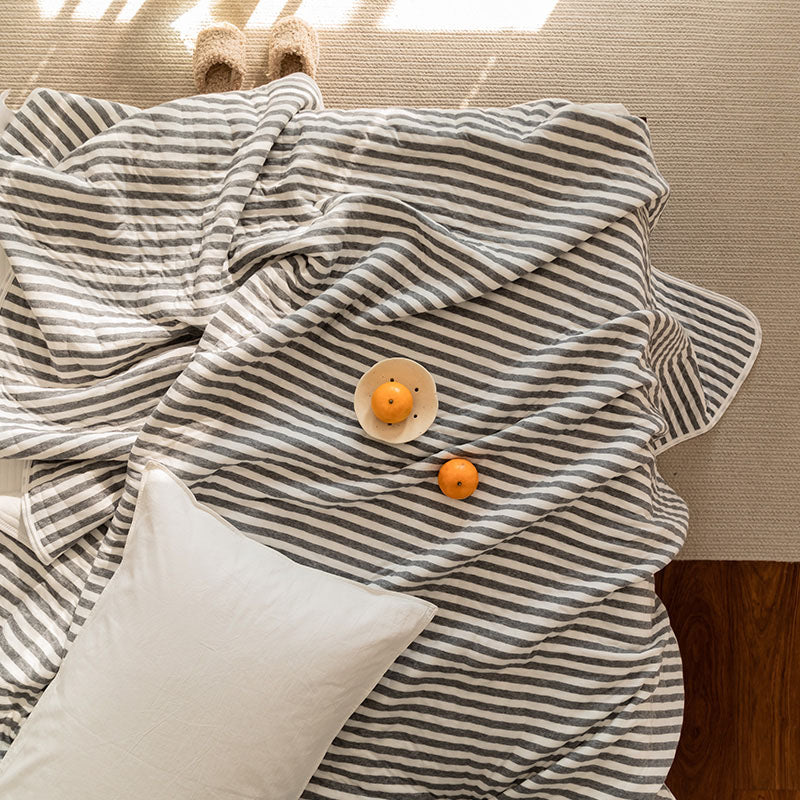 Cotton Striped Quilt