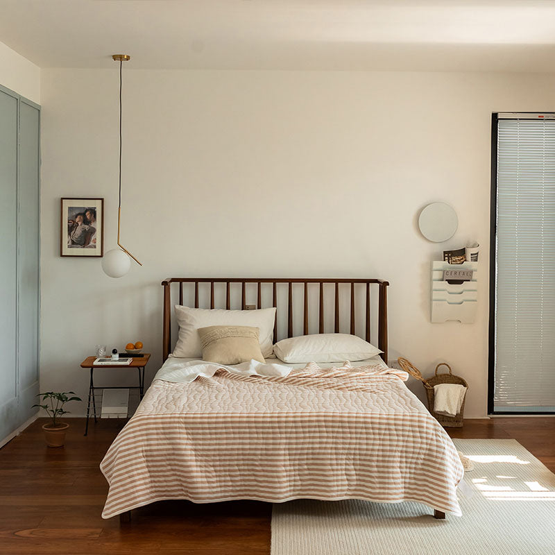 Cotton Striped Quilt