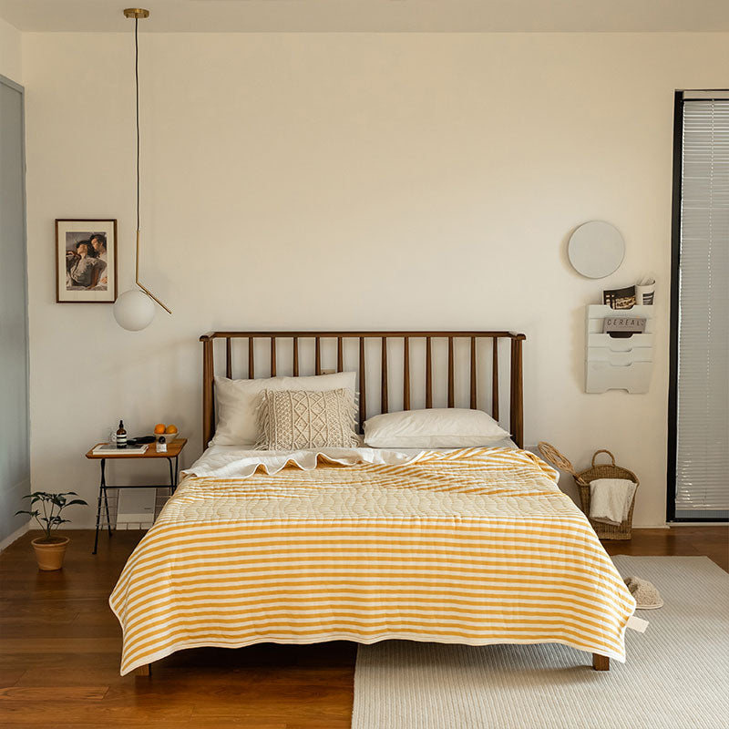 Cotton Striped Quilt