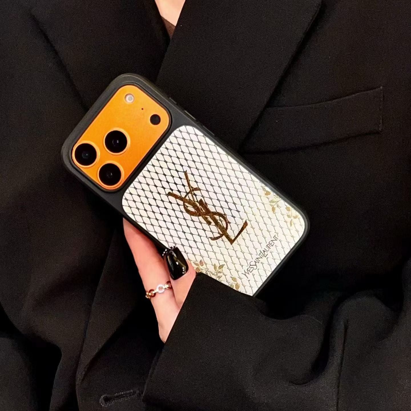 Phone Case Gilded Style for iPhone 14-17 / Pro / Pro Max
